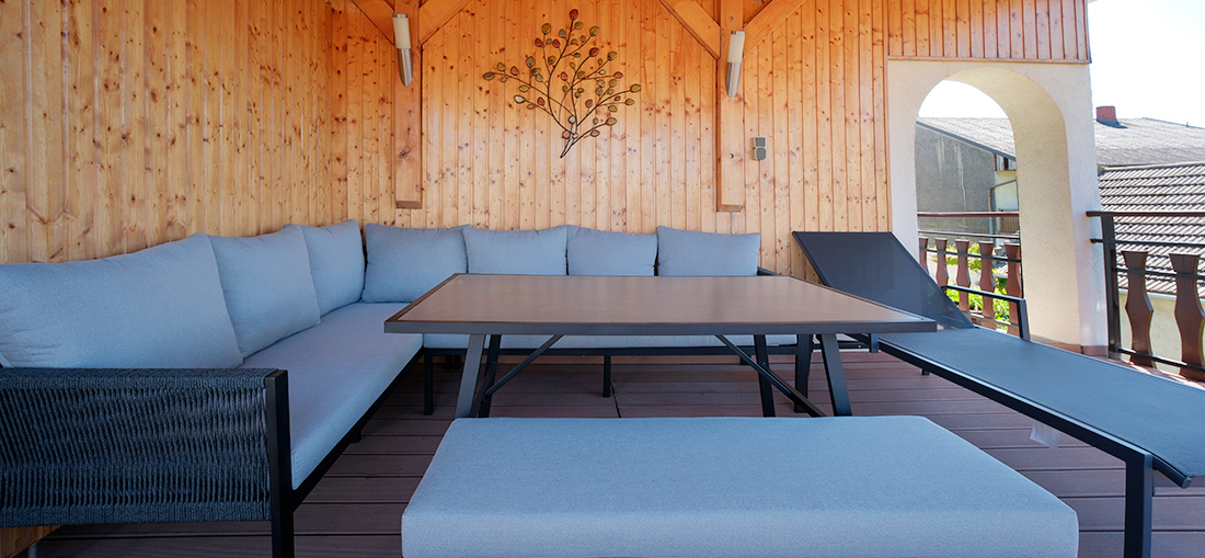 Der Balkon am Blumenhof Wegleitner